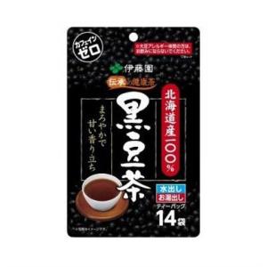 伊藤園 伝承の健康茶 北海道産１００％黒豆茶ティーバッグ １袋（１４バッグ入） /黒豆茶 (毎)｜v-drug-2