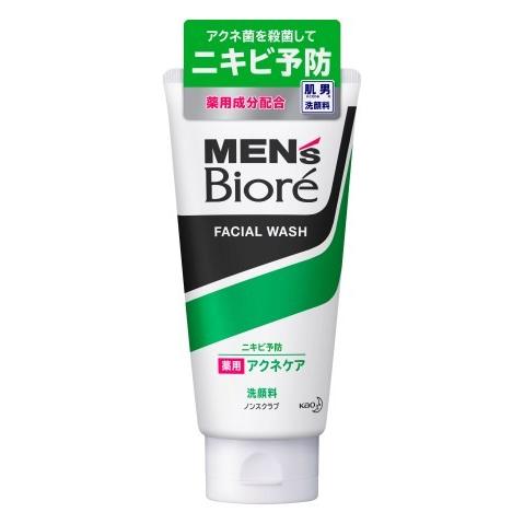 花王 メンズビオレ 薬用アクネケア洗顔 130ｇ/ メンズビオレ 洗顔 (毎)