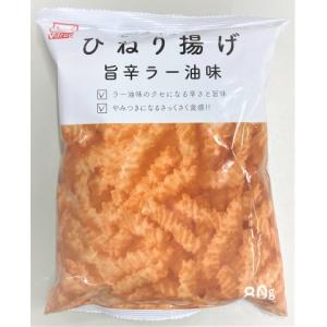 ひねり揚げ　旨辛ラー油味８０ｇ×12個セット/スナック　せんべい｜v-drug-2