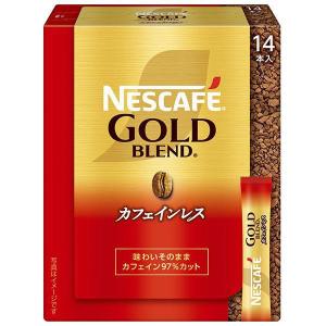 ネスレ日本 ゴールドブレンド カフェインレス スティックブラック１４ｐx6個セット/コーヒー インスタント｜v-drug-2
