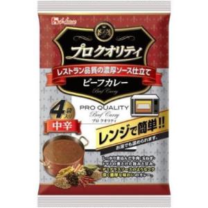 プロクオリティ ビーフカレー 中辛 １７０ｇ×４袋入×6個セット /プロクオリティ レトルトカレー｜v-drug-2