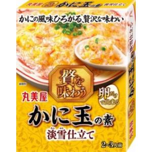 丸美屋食品工業 贅を味わう かに玉の素 淡雪仕立て １６６．７ｇx5個セット/料理の素 中華｜v-drug-2