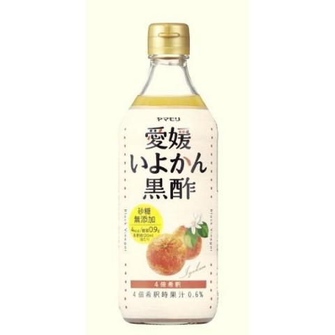 ヤマモリ　砂糖無添加　愛媛いよかん黒酢　５００ｍｌx3本セット/飲用酢　飲料