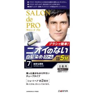 サロンドプロ 無香料メンズクリーム 7 40ｇ＋40ｇ/ サロンドプロ 白髪染め ヘアカラー 男性用 （毎）｜v-drug-2