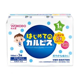 和光堂　はじめてのカルピスＲ　紙パック　１２５ｍｌ×３/ベビー　飲料