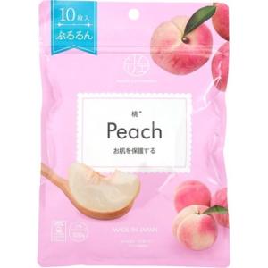 マスクソムリエ 桃 Ｐｅａｃｈ １０枚入 /フェイスパック｜v-drug