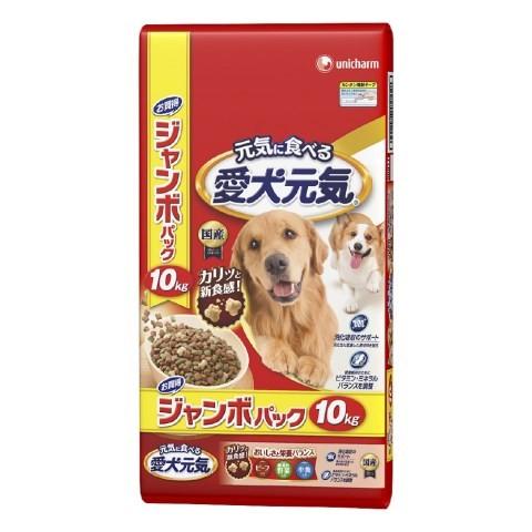 愛犬元気 ビーフ・緑黄色野菜・小魚 10ｋｇ/ 愛犬元気 ドッグフード ドライ