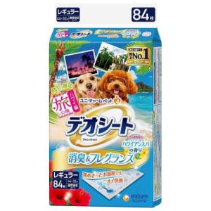 デオシート 消臭＆フレグランス 旅心地 ハワイ編 ハワイアンスパの香り レギュラー 84枚/トイレシート 消臭 期間限定