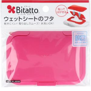 ビタット(Bitatto) ウェットシートのフタ ストロベリー1個/ベビー おしりふきケース