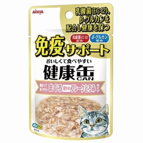 アイシア　健康缶パウチ　免疫サポート　まぐろ　フレーク　とろみ　４０ｇ/猫　ウェット