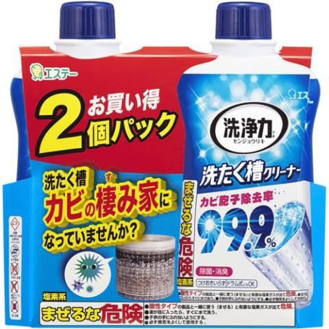 洗浄力 洗たく槽クリーナー 2個パック 550g×2/ 洗濯槽クリーナー