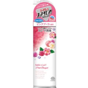 アース製薬　トイレのスッキーリエア！　ピンクブーケの香り　３５０ｍｌ/芳香剤　スプレー｜v-drug