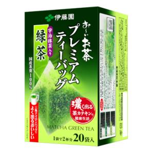 伊藤園　プレミアムティーバッグ抹茶入り緑茶　　１．８ｇ ２０袋x4個セット