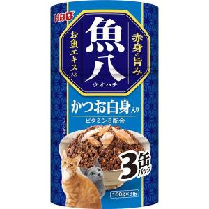 いなばペットフード 魚八3缶 かつお白身入り 1...の商品画像