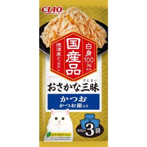 いなばペットフード いなば 魚づくし まぐろ・かつお 60g×3袋入