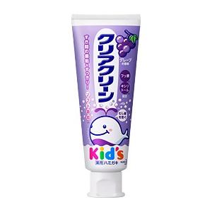 花王 クリアクリーン Kids（キッズ）グレープ（薬用ハミガキ）/ クリアクリーン 歯ブラシ