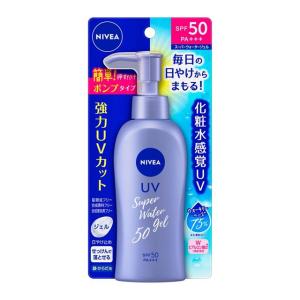 花王 ニベアサンプロテクトウォータージェルSPF50/ ポンプ140g/ ニベアサン 日焼け止め｜Vドラッグヤフー店