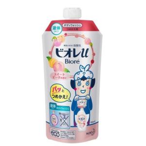 花王 ビオレu スイートピーチ詰め替え 340ｍｌ/ ビオレu ボディソープ (毎)｜v-drug