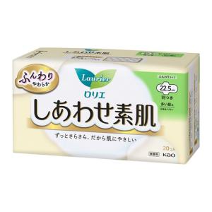 ロリエ しあわせ素肌 多い昼用 羽つき ２０個入 /ロリエ しあわせ素肌 生理用品 ナプキン｜v-drug