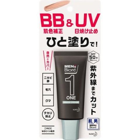 花王 メンズビオレ ＯＮＥ ＢＢ＆ＵＶクリーム ３０ｇ /メンズビオレ ＯＮＥ