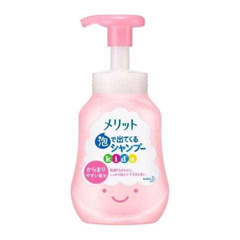 花王 メリット 泡で出てくるシャンプー キッズ からまりやすい髪用 ポンプ ３００ｍｌ /メリット ...