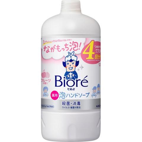 花王　ビオレｕ泡ハンドソープ　フルーツの香り　つめかえ　７７０ｍＬ/ハンドソープ　泡