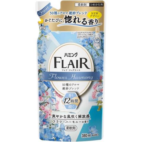 ハミングフレアフレグランス　フラワーハーモニー　つめかえ用　３８０ｍｌ/洗濯　柔軟剤