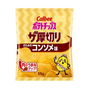 カルビー ポテトチップスザ厚切りのためのコンソメ...の商品画像