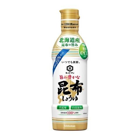 キッコーマン いつでも新鮮 旨み豊かな昆布しょうゆ ４５０ｍｌ×12個セット /キッコーマン醤油 し...