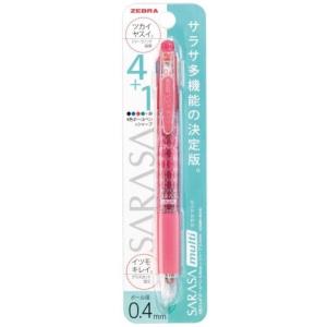 ZEBRA（ゼブラ） クリップオン4色ボールペン透明軸 P−B4A3−C