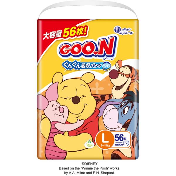 グーン まっさらさら通気 パンツ Ｌサイズ ５６枚入 /グーン おむつ・オムツ パンツ ベビー