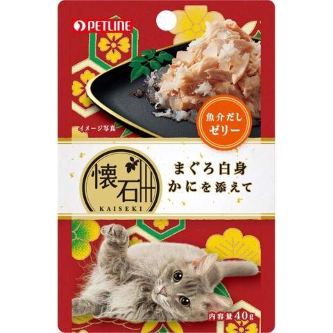 懐石　まぐろ白身　かにを添えて　魚介だしゼリー　４０ｇ/猫　フード