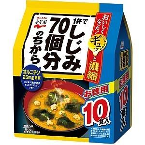 永谷園 一杯でしじみ70個分徳用合わせ10食 5個セット 永谷園 味噌汁 インスタント 毎 Vドラッグpaypayモール店 通販 Paypayモール