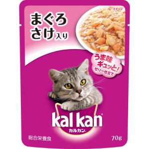 カルカンパウチ 1歳から まぐろとさけ 70g/...の商品画像