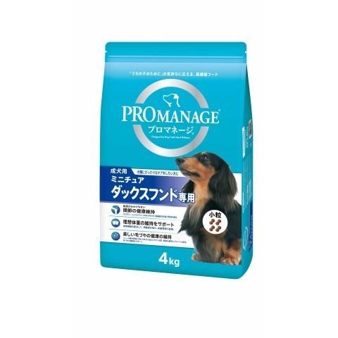 プロマネージ 成犬用 ミニチュアダックスフンド専用 4ｋｇ/ プロマネージ ドッグフード ドライ