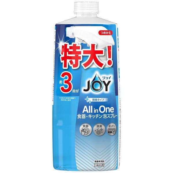 ジョイ オールインワン 泡スプレー  微香タイプ 詰め替え用 ３回分 ６９０ｍｌ/ジョイ 食器用洗剤