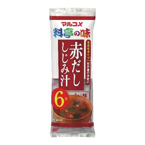 料亭の味 生みそ赤だししじみ 6食×12個セット/ 料亭の味 味噌汁 インスタント