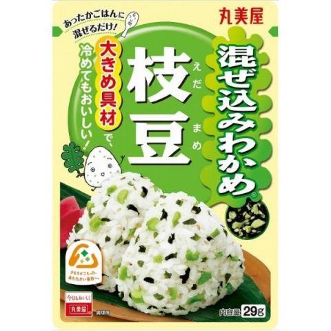 丸美屋 混ぜ込みわかめ枝豆 ２９ｇx10個セット/ふりかけ おにぎり