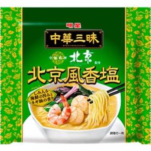 明星 中華三昧 中國料理北京 北京風香塩 １０３ｇ×24個セット /明星 インスタントラーメン｜v-drug