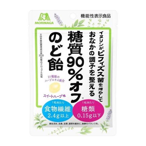 森永製菓 糖質９０％オフのど飴 ５８ｇx7個セット/飴 お菓子