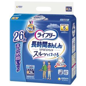 ライフリー リハビリパンツ Ｓサイズ ２６枚 ５回吸収×4個セット 【立てる方】 /ライフリー リハビリパンツ 大人用紙おむつ パンツ｜v-drug