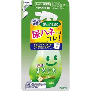 ライオン ルック まめピカトイレのふき取りクリーナー詰め替え用 190ｍｌ/ ルック まめピカ 洗剤 トイレ用｜v-drug