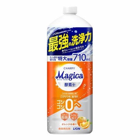 Ｍａｇｉｃａチャーミーマジカ 酵素プラス オレンジ つめかえ用 大型 710ml/洗浄用品 台所洗剤