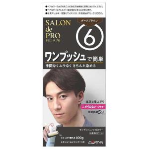サロンドプロ ワンプッシュメンズカラー（白髪用）6A 深みのある