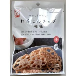 れんこんチップ　梅味　１９ｇx6個セット/Ｖチェック　菓子｜v-drug