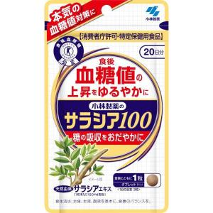 サラシア100 約20日分 食後の血糖値が高めの方に ( 60粒入り )/ 小林