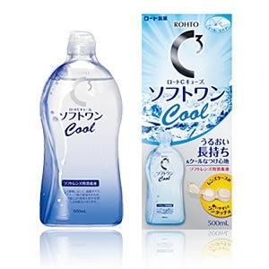 (医薬部外品)ロートＣキューブソフトワンクール 500ｍｌ/ ロートＣキューブ ソフトレンズ洗浄液｜v-drug