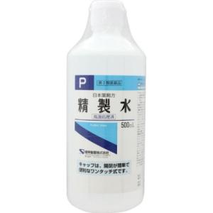 (第３類医薬品)精製水Ｐ（ワンタッチキャップ式）　500ml　1本/精製水｜Vドラッグヤフー店