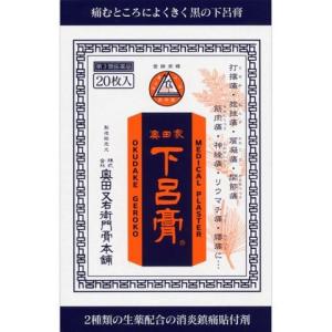 (第3類医薬品) 奥田家下呂膏 ２０枚 /奧田家下呂膏 (医)｜v-drug