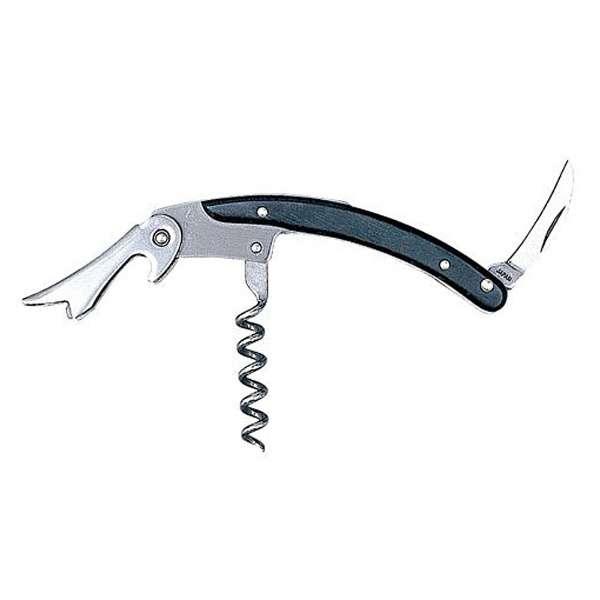 ギフト　クレセント　ソムリエナイフ　黒色　名入れ　ラッピング込み　プレゼント